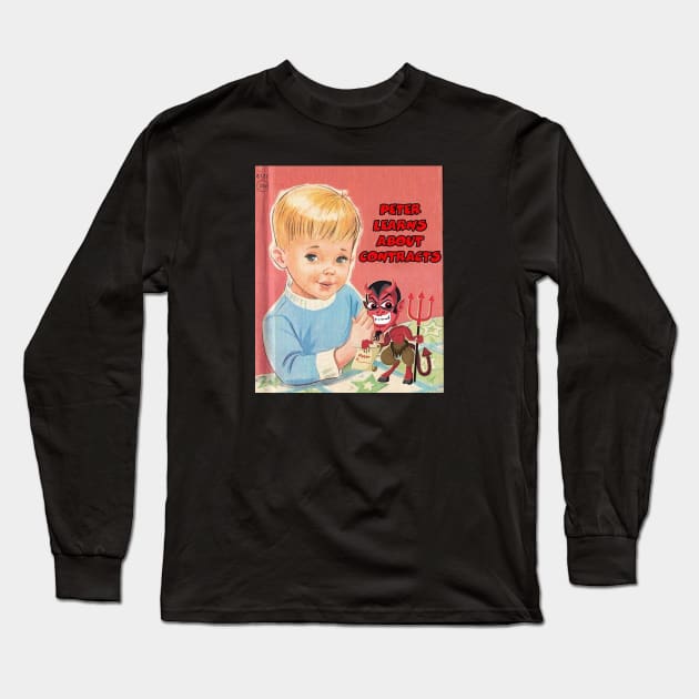 evil pete Long Sleeve T-Shirt by UNDER THE QUARTER